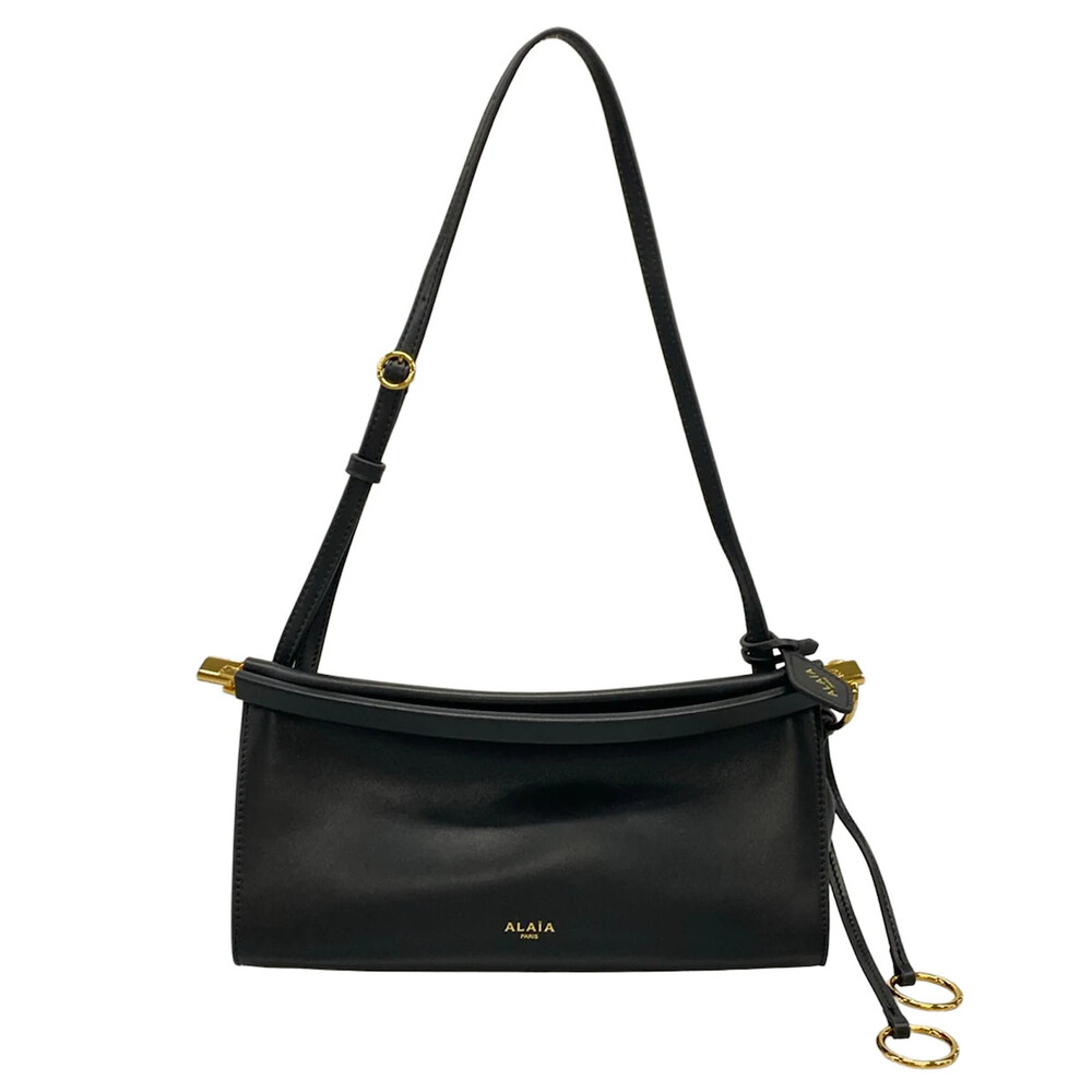 Alaia Le Clic Black Leather Shoulder #364984A17B